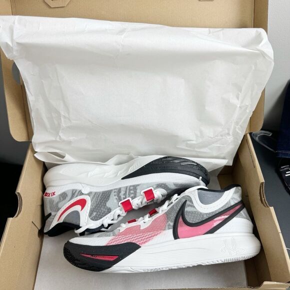 NIKE | NEW KYRIE 8 White University Red Men’s 13 (Women 14.5) main image 6